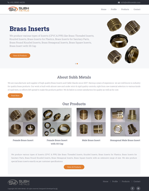 subh metal - brass part industry